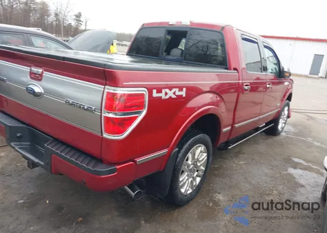 2013 Ford F-150 Platinum z USA, uszkodzony, nr VIN 1FTFW1ET9DFA87627